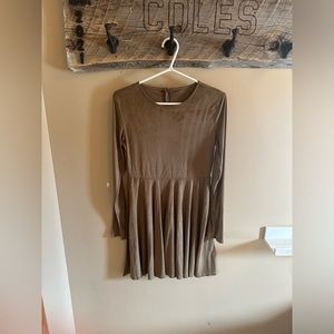 Women’s Faux Suede Dress